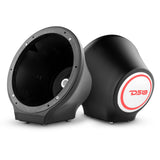 6.5” Universal Flat Mount Kick Panel Speaker Pod – Jet Skis, Jeeps, Motorcycles – RGB LED Lights