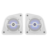 Slim Loaded Enclosure with NXL-6L/WH Included White - rear view | Silarius