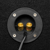 Ford F-150 2 x 10" Subwoofer Loaded Enclosure Package With Vinyl Finish and Dream LED Lights - detail view | Silarius