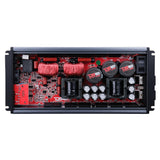 FRP Compact Full-Range Class D 1-Channel Amplifier 5,000 Watts Rms @ 1-Ohm - side view | Silarius