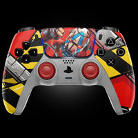MODDEDZONE BORDER PS5 CUSTOM MODDED CONTROLLER - front view | Silarius