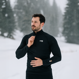 FlexCore Men's Heated Base Layer Shirt - Dual Control - detail view | Silarius