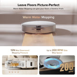 Roborock Qrevo CurvX Robot Vacuum with Multifunctional Dock 3.0 Thermo+ - detail view | Silarius