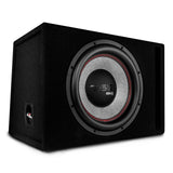 12' Loaded Subwoofer Ported Enclosure With GEN-X124D 450 Watts RMS - front view | Silarius