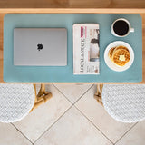 PU Leather Desk Mat - detail view | Silarius