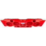 Jeep JK/JKU Overhead Bar System Fits 4 X 8' Speakers, 4 X Tweeters and 2 X Drivers -Red - rear view | Silarius