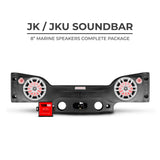 DS18 JKSBAR22LOADED Jeep JK/JKU Plug & Play Sound Bar Package - detail view | Silarius