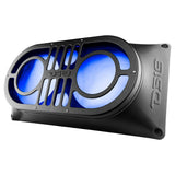 Jeep TJ,JK/JKU,JL/JLU Tailgate Loudspeaker Enclosure for 2 X 10' and 2 x 3' Tweeters - rear view | Silarius