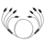 RCA Marine Grade Tinned 100% Copper OFC 6 Feet / 4 Channel - WHITE - detail view | Silarius