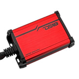 MP 4-Channel Full-Range Class D IP55 Marine and Powersports Amplifier 4 x 40 Watts Rms @ 4-Ohm - rear view | Silarius