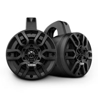 MP 4' Wakeboard Tower Speakers 50 Watts Rms -Black - front view | Silarius