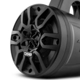 MP 4' Wakeboard Tower Speakers 50 Watts Rms -Black - side view | Silarius