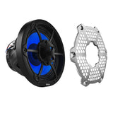 10' Marine 2-Way Hybrid Speaker with RGB LED, Compression Driver and Neodymium Magnet | 450W RMS 4-Ohm - side view | Silarius