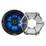 NXL 6.5' 2-Way Coaxial Marine Speaker with RGB LED Lights 100 Watts Rms 4-Ohm - detail view | Silarius