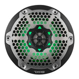 NXL 6.5' 2-Way Coaxial Marine Speaker with RGB LED Lights 100 Watts Rms 4-Ohm - detail view | Silarius
