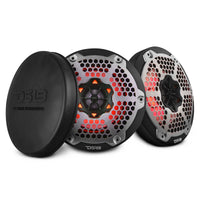 NXL 6.5' 2-Way Coaxial Marine Speaker with RGB LED Lights 100 Watts Rms 4-Ohm - front view | Silarius