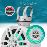 NXL 6.5' Pod 300w Speaker with Integrated RGB LED Lights (Pair) - Perfect For Jet Skis - detail view | Silarius