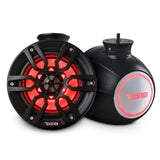 NXL 6.5' Pod 300w Speaker with Integrated RGB LED Lights (Pair) - Perfect For Jet Skis - detail view | Silarius