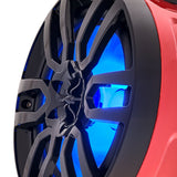 NXL 8' Pod 375W Speaker with Integrated RGB LED Lights (Pair) - Perfect for Jet Skis - detail view | Silarius