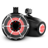 NXL 10' Neodymium Marine and Powersports Towers with Built-in Passive Radiator, 1' Driver and LED ... - front view | Silarius