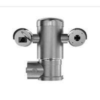 Pelco EXBE2-2X30QF06-SPT-ACG-1 ExSite Enhanced 2 Series 2MP Explosion-Proof Bispectral PTZ Camera, 6.3mm Lens, Stainless Steel