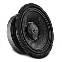 6.5' Motorcycle & Motorsports Loudspeaker With Water Resistant Carbon Fiber Cone | 4-Ohm 300W RMS - front view | Silarius
