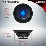 6.5' Full-Range Loudspeaker with RGB LED Bullet 225 Watts Rms Neodymium Magnet - detail view | Silarius
