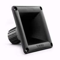 1" Throat Twist On 45x45 2.68" Depth Plastic Horn - front view | Silarius