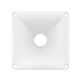 1" Throat Twist On 45x45 2.68" Depth Plastic Horn - detail view | Silarius