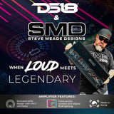 SMD Monoblock Amplifier with VM-1 Voltmeter and Digital LED Lights 5000W RMS at 1-ohm - Steve Meade... - side view | Silarius