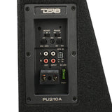 10' Active Subwoofer Shallow Enclosure with 10' Passive Subwoofer For Pickup Trucks - detail view | Silarius