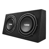 10' Active Subwoofer Shallow Enclosure with 10' Passive Subwoofer For Pickup Trucks - detail view | Silarius