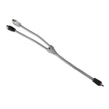 Level 2 RCA 100% OFC Y Connector 1 Male / 2 Female - front view | Silarius