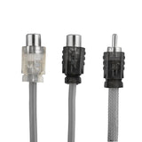 Level 2 RCA 100% OFC Y Connector 1 Male / 2 Female - side view | Silarius