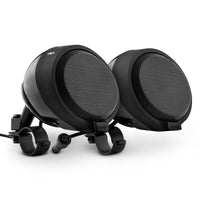 Amplified Handlebar Mounted Bluetooth Speaker System for Can-Am Ryker & Spyder Motorcycles - front view | Silarius