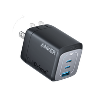 Anker Prime 67W GaN Wall Charger (3 Ports) - front view | Silarius