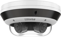 Silarius SIL-MSD16MP288 16MP Outdoor Multisensor Dome IP Security Camera Four Varifocal Lenses Night Vision NDAA Compliant