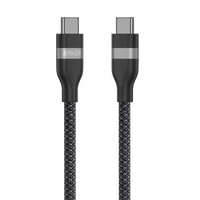 Anker USB-C to USB-C Cable (3 ft / 6 ft, 240W, Upcycled-Braided) - front view | Silarius