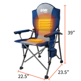 Terrain Heated Camping Chair - detail view | Silarius