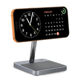 ZIKE Z557 2-in-1 MagSafe Wireless Charger - side view | Silarius