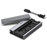 ZikeDrive Z666 USB4 40Gbps NVMe M.2 SSD Enclosure - detail view | Silarius