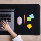 PU Leather Desk Mat - side view | Silarius