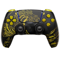MODDEDZONE Blackout Surge M Series PS5 Custom Modded Controller - front view | Silarius