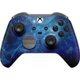 MODDEDZONE BLUE NEBULA XBOX ELITE SERIES 2 CUSTOM MODDED CONTROLLER - front view | Silarius
