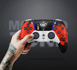 MODDEDZONE BLACKOUT PS5 DualSense Edge Custom Modded Wireless Controller - detail view | Silarius