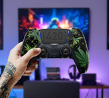 MODDEDZONE 420 PS5 CUSTOM MODDED CONTROLLER - detail view | Silarius