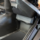 Polaris Slingshot Under Dash Enclosure Loaded | 2 x ZR6.4D Subwoofers | 2015 - 2019 - side view | Silarius