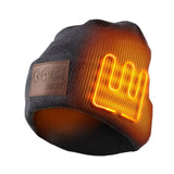 Summit Mens Heated Beanie - angle view | Silarius