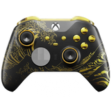 MODDEDZONE BLACK WAVE XBOX ELITE SERIES 2 CUSTOM MODDED CONTROLLER - front view | Silarius