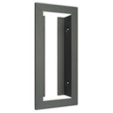 Mircom TX3-USFTR Universal Series Semi-Flush Mounting Kit for TX3-2000-4UR Slim Line Reinforced Universal Series Enclosure, Gray
